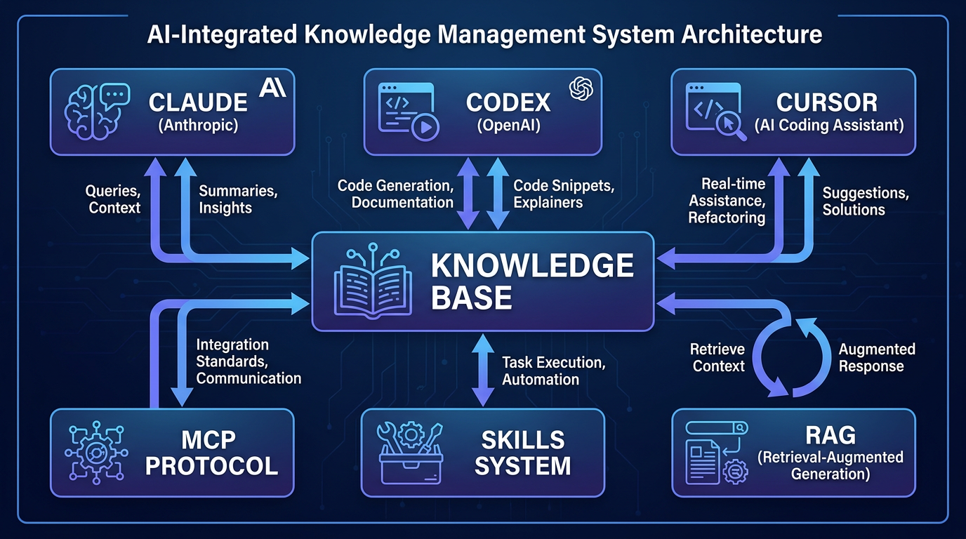 AI Integration Architecture — Claude, Codex, Cursor